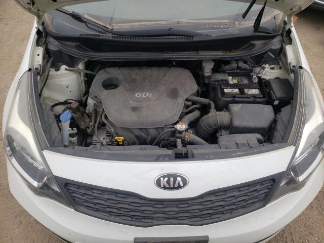 KNADM4A3XF6503074 - 2015 KIA RIO LX WHITE photo 11