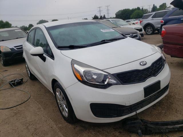 KNADM4A3XF6503074 - 2015 KIA RIO LX WHITE photo 4