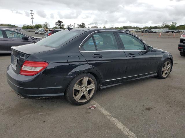 WDDGF8BB6AR097069 - 2010 MERCEDES-BENZ C 300 4MATIC BLACK photo 3