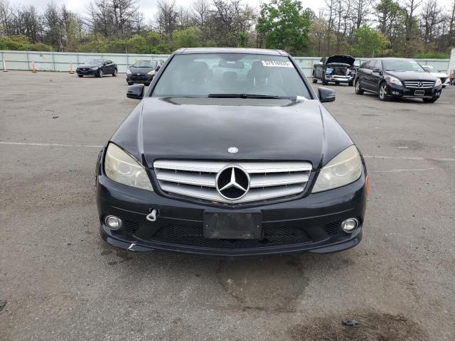 WDDGF8BB6AR097069 - 2010 MERCEDES-BENZ C 300 4MATIC BLACK photo 5