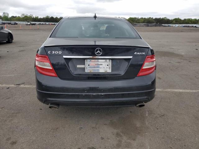 WDDGF8BB6AR097069 - 2010 MERCEDES-BENZ C 300 4MATIC BLACK photo 6