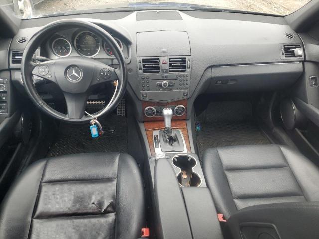 WDDGF8BB6AR097069 - 2010 MERCEDES-BENZ C 300 4MATIC BLACK photo 8