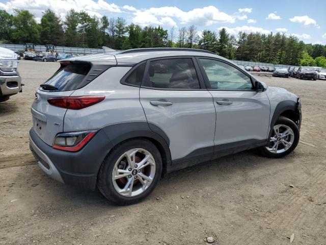 KM8K3CAB3NU858849 - 2022 HYUNDAI KONA SEL GRAY photo 3