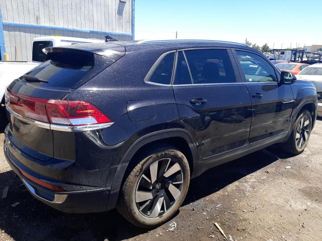 1V2WE2CA6RC229336 - 2024 VOLKSWAGEN ATLAS CROS SE أسود صورة 3