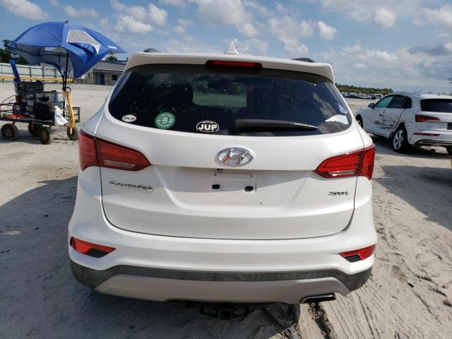 5NMZU3LB0HH022201 - 2017 HYUNDAI SANTA FE S WHITE photo 6