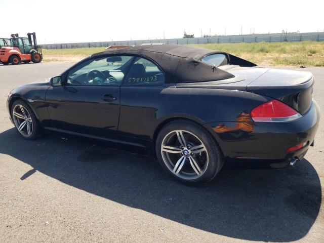 WBAEK13406CN76468 - 2006 BMW 6 SERIES I BLACK photo 2