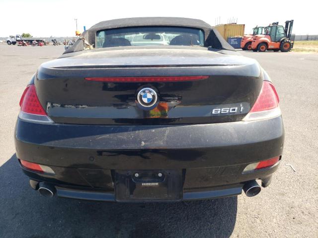 WBAEK13406CN76468 - 2006 BMW 6 SERIES I BLACK photo 6