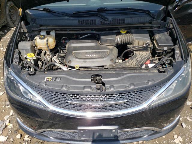 2C4RC1BG6HR747151 - 2017 CHRYSLER PACIFICA TOURING L BLACK photo 12