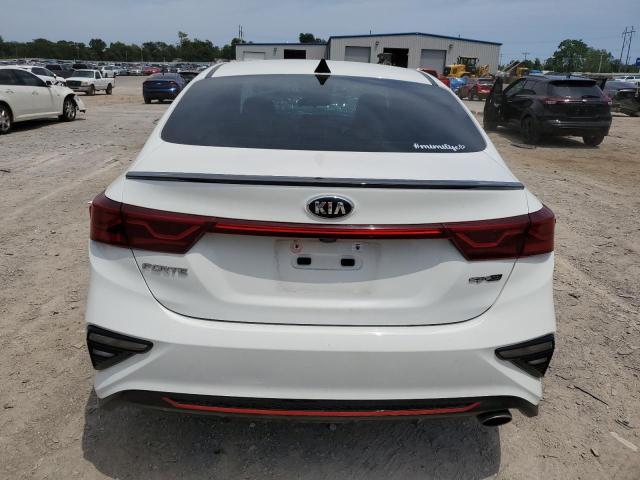 3KPF34AD4ME341246 - 2021 KIA FORTE GT LINE WHITE photo 6