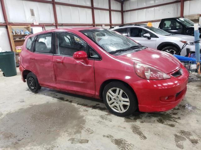 JHMGD386X7S048468 - 2007 HONDA FIT S 红色 照片 4