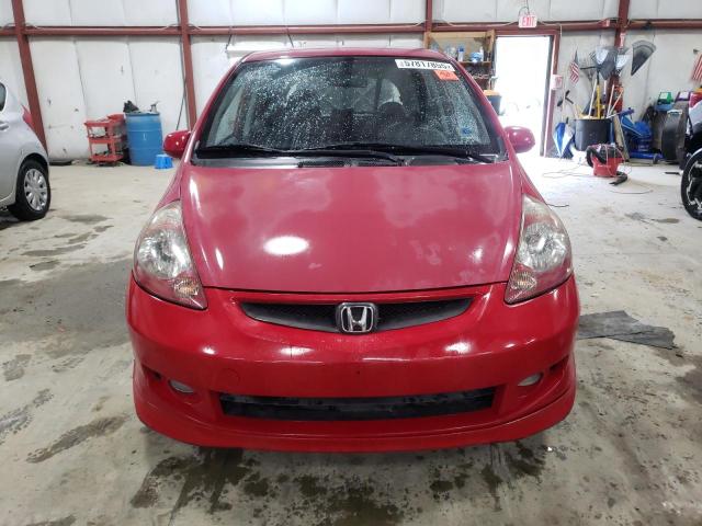 JHMGD386X7S048468 - 2007 HONDA FIT S 红色 照片 5