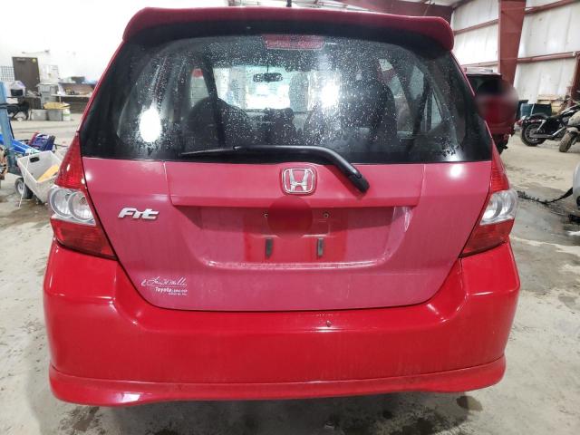 JHMGD386X7S048468 - 2007 HONDA FIT S 红色 照片 6