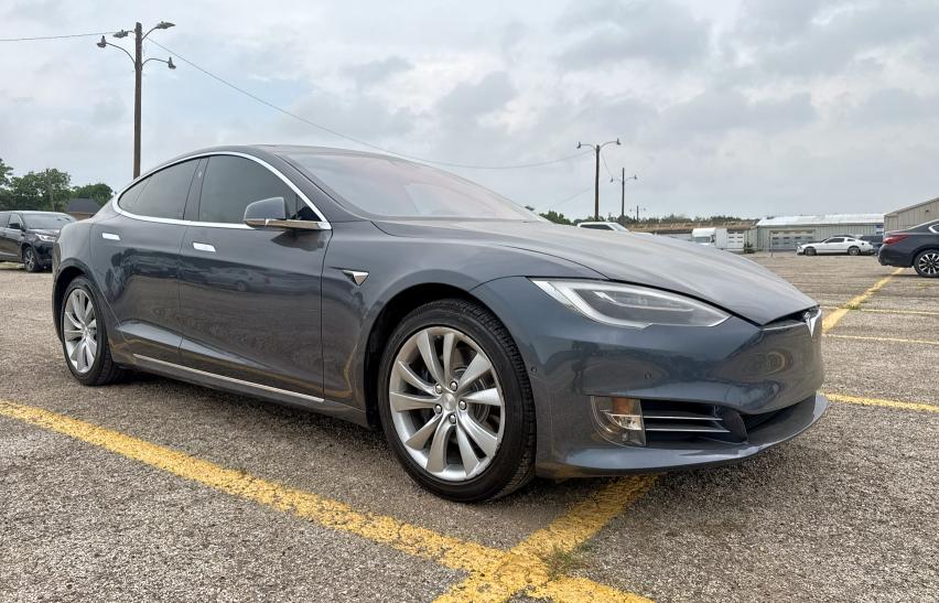5YJSA1E14HF195384 - 2017 TESLA MODEL S GRAY photo 1