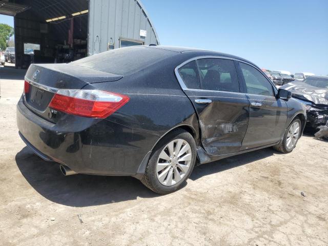 1HGCR3F87EA035137 - 2014 HONDA ACCORD EXL أسود صورة 3