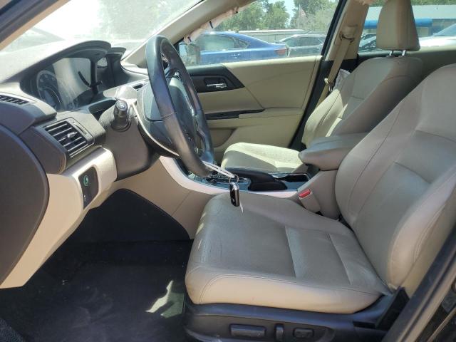 1HGCR3F87EA035137 - 2014 HONDA ACCORD EXL أسود صورة 7
