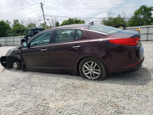 5XXGM4A74DG130650 - 2013 KIA OPTIMA LX MAROON photo 2