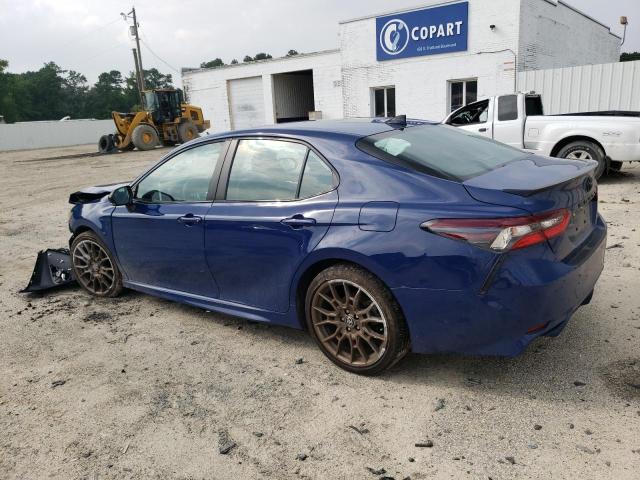 4T1G11AK2PU109530 - 2023 TOYOTA CAMRY SE NIGHT SHADE BLUE photo 2