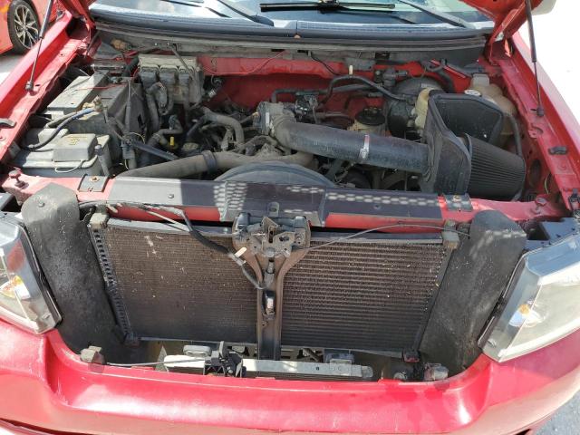 1FTRX12W37NA53704 - 2007 FORD F150 RED photo 11