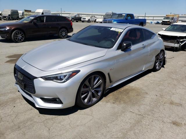 JN1FV7EK1JM530716 - 2018 INFINITI Q60 RED SPORT 400 SILVER photo 1