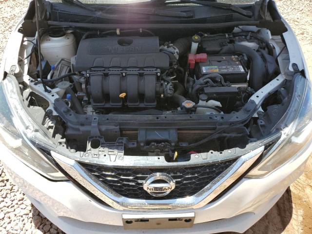 3N1AB7AP8KY302523 - 2019 NISSAN SENTRA S WHITE photo 11