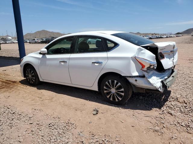3N1AB7AP8KY302523 - 2019 NISSAN SENTRA S WHITE photo 2