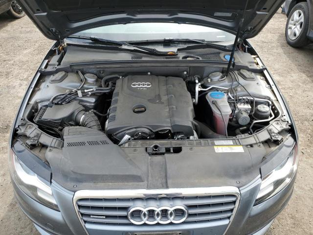 WAUKFAFL7CA120341 - 2012 AUDI A4 PRESTIGE CHARCOAL photo 11