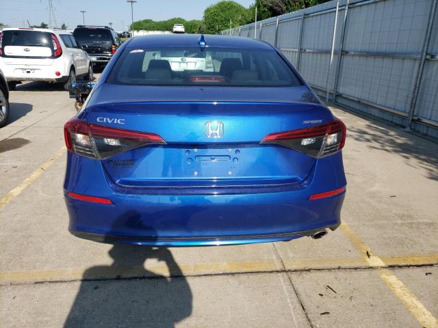 2HGFE2F59PH513135 - 2023 HONDA CIVIC SPORT ლურჯი ფოტო 6