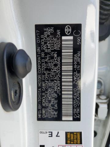 JTDKARFP2H3036846 - 2017 TOYOTA PRIUS PRIM თეთრი ფოტო 13