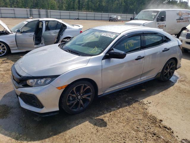 SHHFK7H48HU219188 - 2017 HONDA CIVIC SPORT 银色 照片 1
