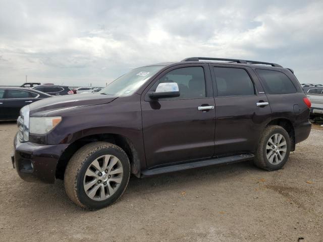 5TDJW5G16DS085539 - 2013 TOYOTA SEQUOIA LIMITED MAROON photo 1