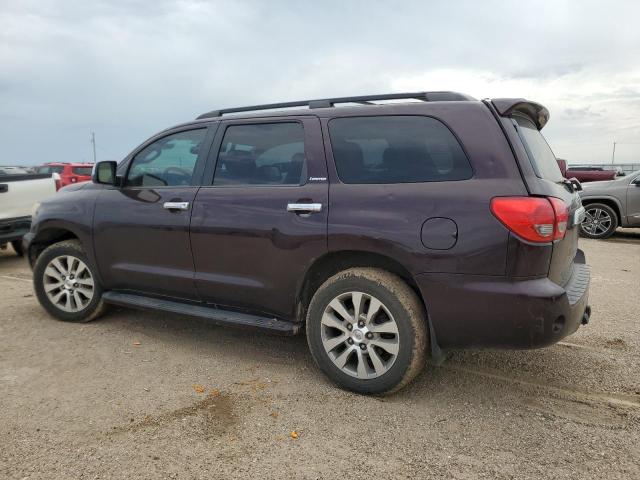 5TDJW5G16DS085539 - 2013 TOYOTA SEQUOIA LIMITED MAROON photo 2