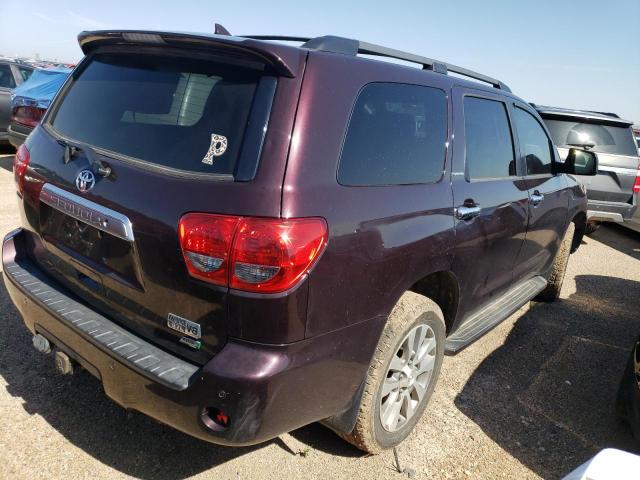 5TDJW5G16DS085539 - 2013 TOYOTA SEQUOIA LIMITED MAROON photo 3