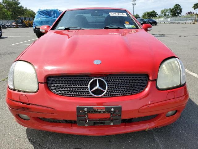 WDBKK49F61F174279 - 2001 MERCEDES-BENZ SLK 230 KOMPRESSOR RED photo 5