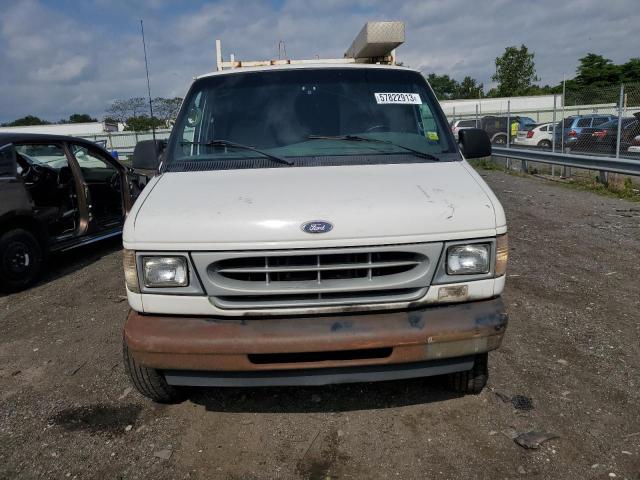 1FTNE24222HA06370 - 2002 FORD E-250 E250 VAN WHITE photo 5