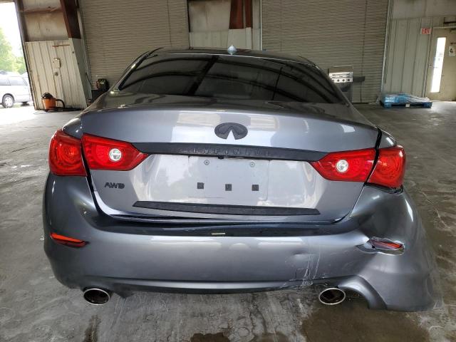 JN1BV7AR9FM423776 - 2015 INFINITI Q50 BASE CHARCOAL photo 6