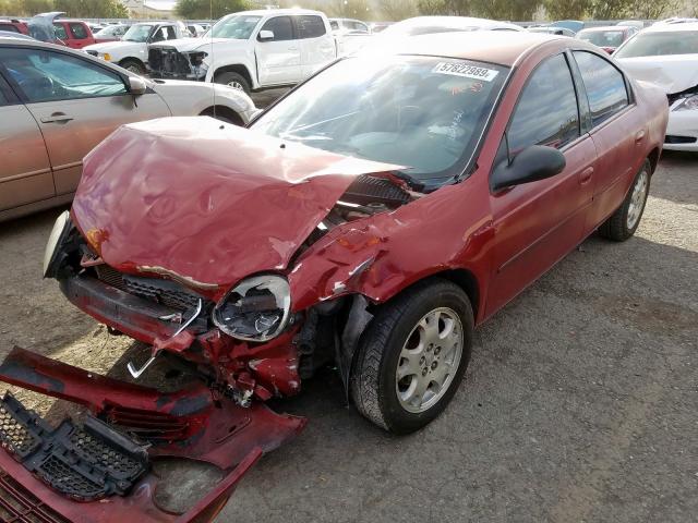 1B3ES56C55D223327 - 2005 DODGE NEON SXT  photo 2