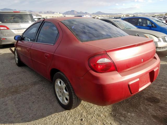 1B3ES56C55D223327 - 2005 DODGE NEON SXT  photo 3