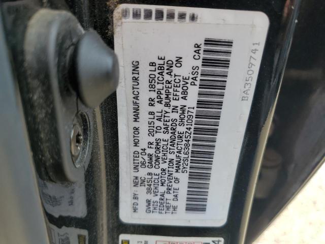 5Y2SL63845Z410971 - 2005 PONTIAC VIBE BLACK photo 12