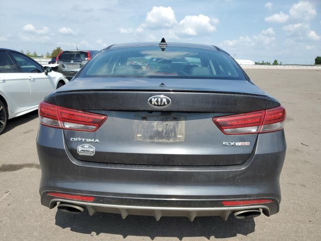 5XXGW4L29HG142567 - 2017 KIA OPTIMA SX GRAY photo 6