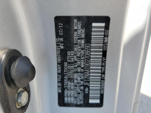 JF1ZNAA19D2708690 - 2013 TOYOTA SCION FR-S 银色 照片 12