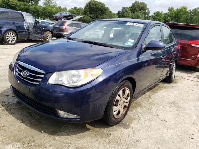 KMHDU4AD0AU144507 - 2010 HYUNDAI ELANTRA BLUE BLUE photo 1