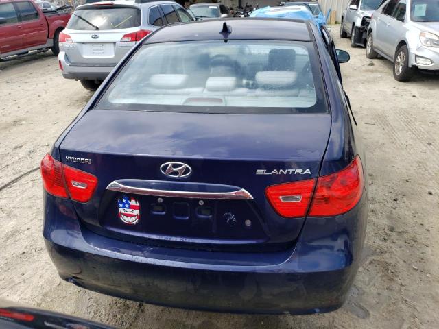 KMHDU4AD0AU144507 - 2010 HYUNDAI ELANTRA BLUE BLUE photo 6