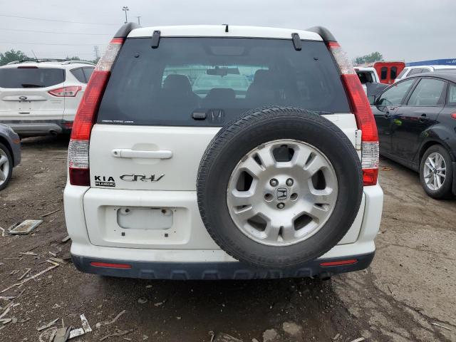 JHLRD78955C006098 - 2005 HONDA CR-V SE WHITE photo 6