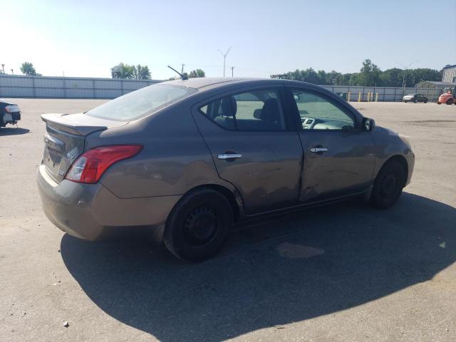 3N1CN7AP8EL865931 - 2014 NISSAN VERSA S GRAY photo 3