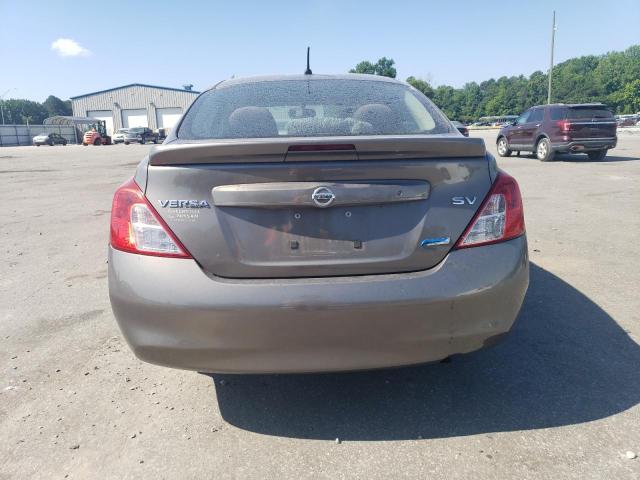 3N1CN7AP8EL865931 - 2014 NISSAN VERSA S GRAY photo 6