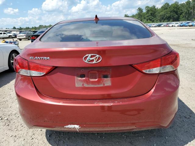 5NPDH4AE9DH325184 - 2013 HYUNDAI ELANTRA GLS RED photo 6