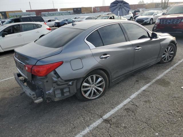 JN1BV7AP8FM351452 - 2015 INFINITI Q50 BASE GRAY photo 3