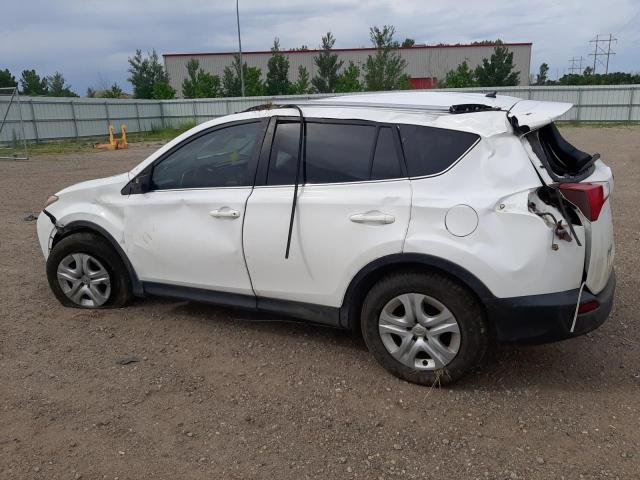 JTMZFREV7DD019867 - 2013 TOYOTA RAV4 LE WHITE photo 2