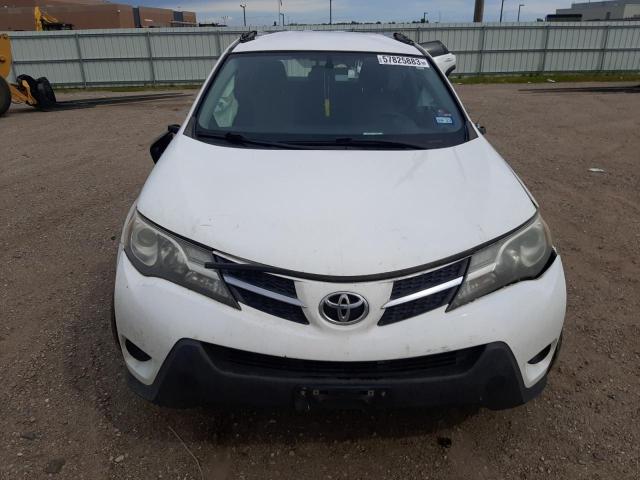 JTMZFREV7DD019867 - 2013 TOYOTA RAV4 LE WHITE photo 5