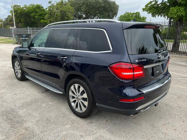 4JGDF6EE5JB175000 - 2018 MERCEDES-BENZ GLS 450 4MATIC BLUE photo 2